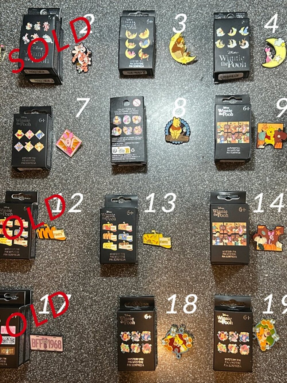 Buy/Trade Pooh & Friends Blind Box Mystery Pins - updated 5/20/2026
